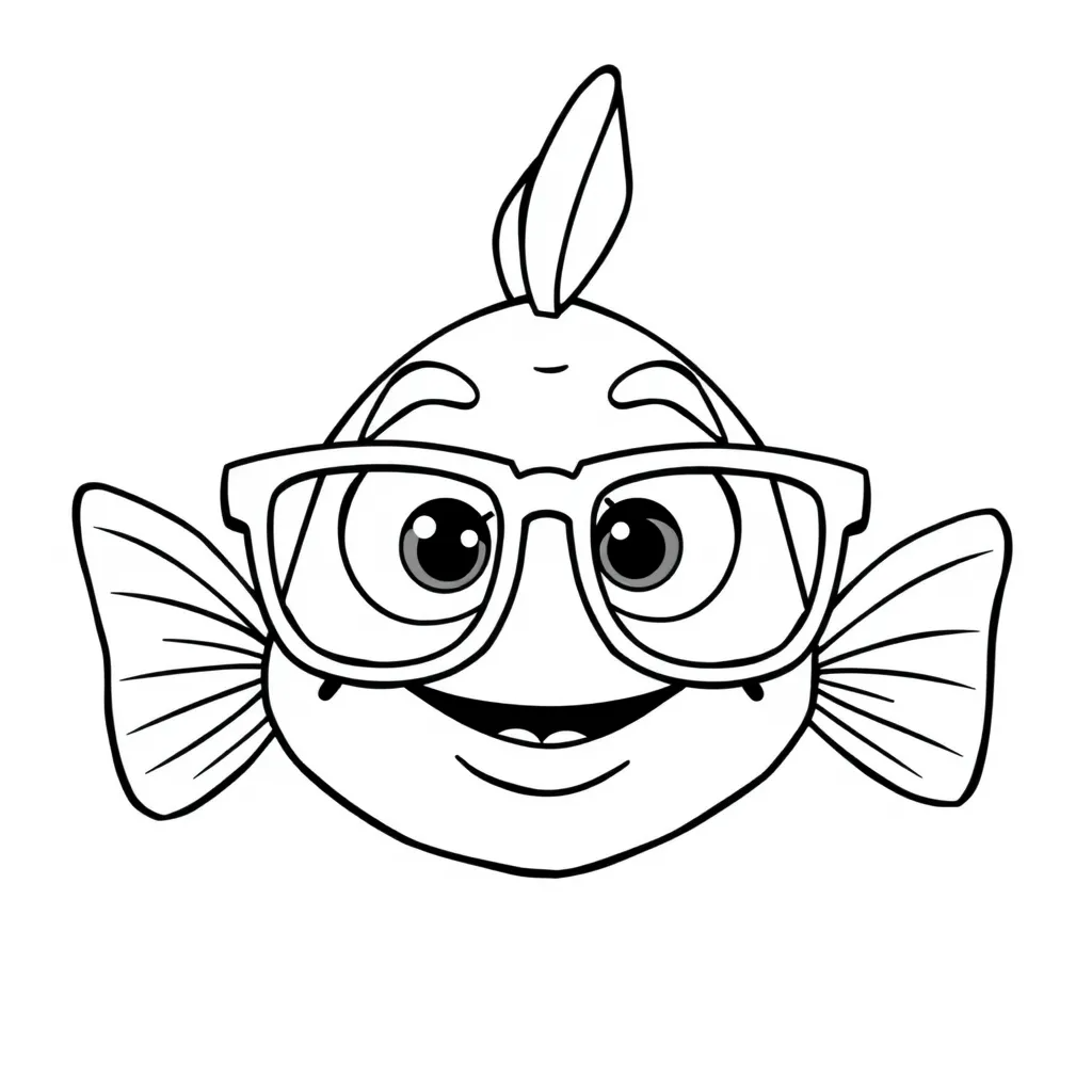 Fish with Funny Glasses and Big Eyes
